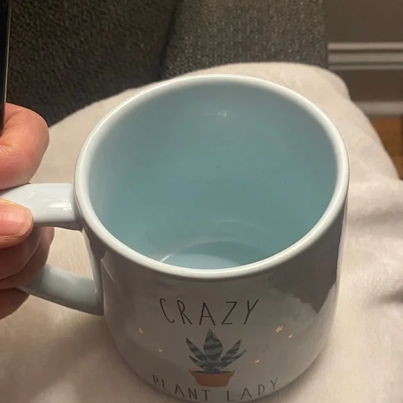 2 for $10 or 3 for $12- Indigo Crazy Plant Lady Mug - Light Blue - Picture 2 of 2